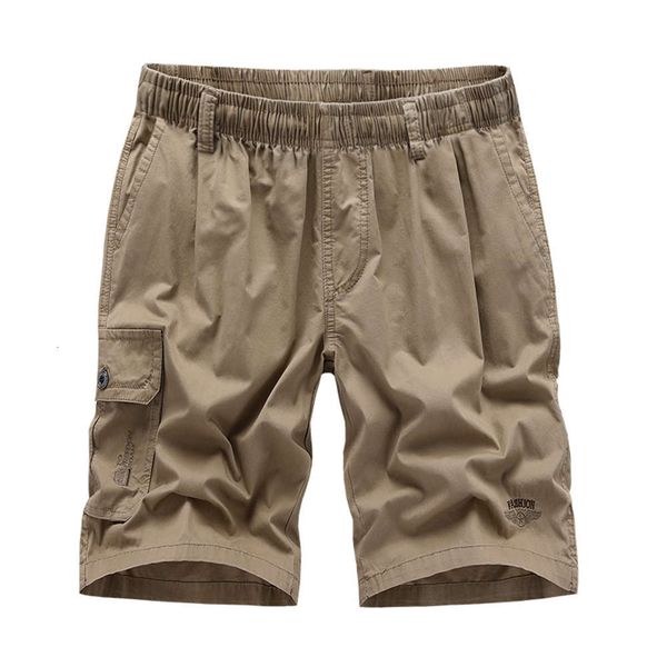 

elastic shorts men's loose summer casual home size 5.5 beach pants, Black