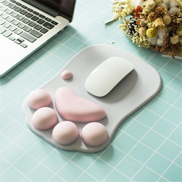 

mouse pads & wrist rests cute pad kawaii gaming desk nonslip rest mice mat table lapgame computer keyboard set