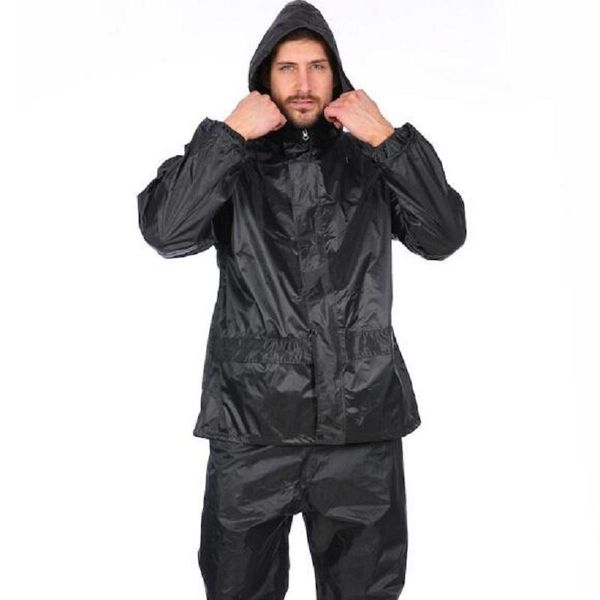

raincoats bla adults raincoat waterproof windbreaker gift rain gear suit men outdoor coat pants set hiking rainwear