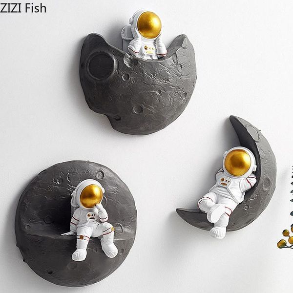 

decorative objects & figurines european resin space astronaut wall ornament living room bedroom tv background decoration crafts children&#03