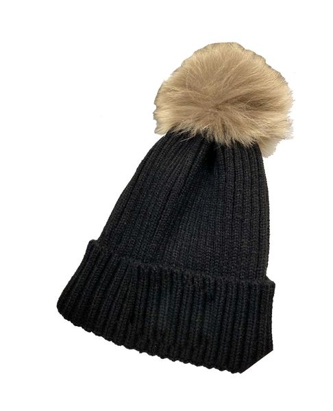 

skullies hat hip hop womens knitted fur hats breathable cotton beanies caps warm cotton bobble winter hat, Blue;gray