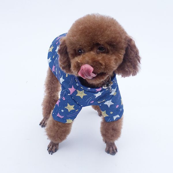 

dog cloth autumn and winter sky star psh sweater teddy bear bomei small dog pet