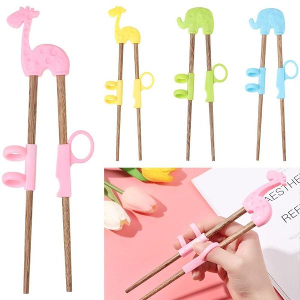 

chopsticks baby correct usage cartoon learning training chopstick portable kids