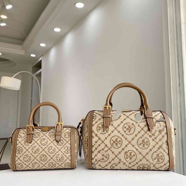 

portable pillow bag bucket denim with calf leather women's messenger purse