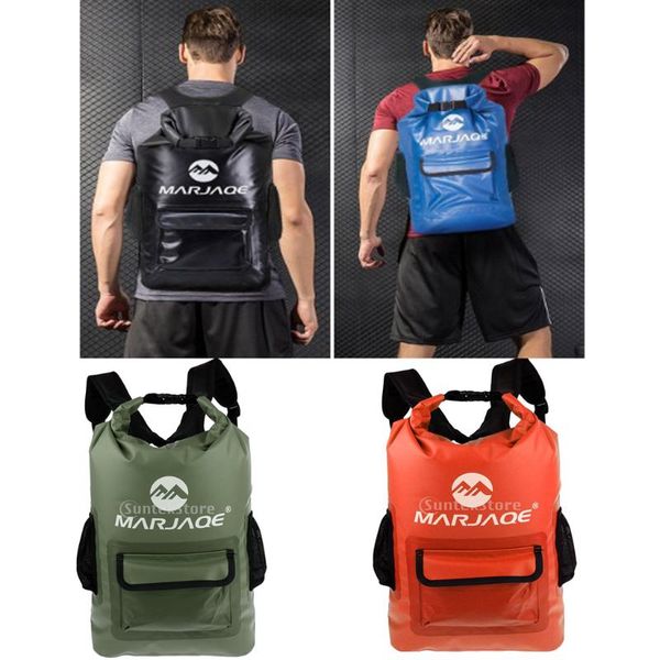 

22l floating waterproof dry bag backpack roll sack for camping boating