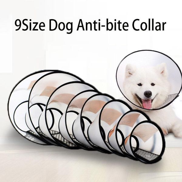 

cat collars & leads dog protective collar transparent anti-bite neck wound healing pet recovery grooming headgear