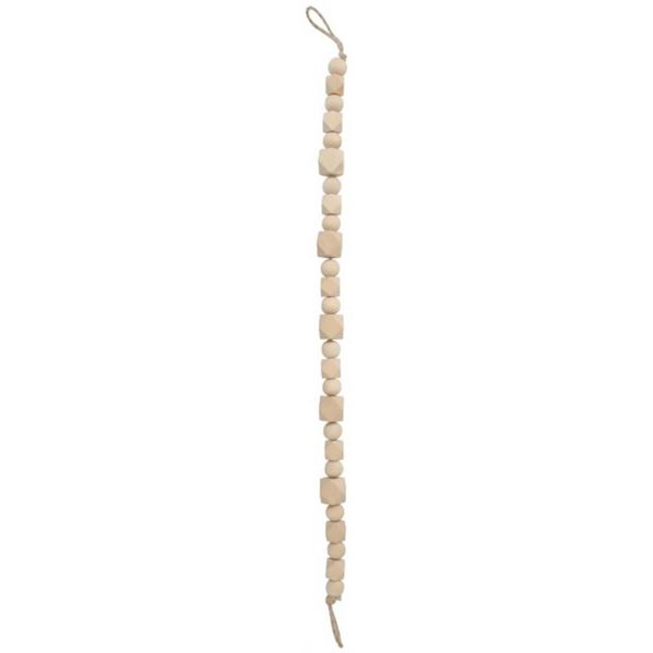 

wooden bead tieback rope nordic style curtain & drapes