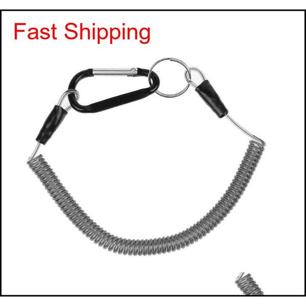 

fishing lanyards boating ropes coiled fish missed rope fishing pole rod protective steel rope line fishing tac csi hjfeeling