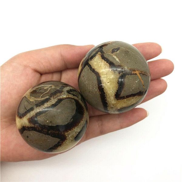 

decorative objects & figurines wholesale 1pc natural septarium ball septarian quartz crystal sphere balls healing gift decor crystals