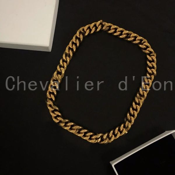 

chains fashion gold color punk round circle thick chain choker necklace collar statement clavicle for women party jewelry, Silver