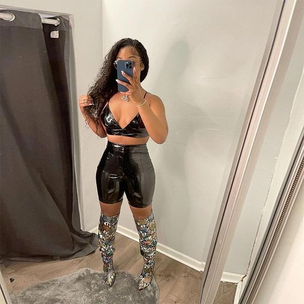 

women's tracksuits donsignet 2021 casual pants suit sports vest sleeveless black street style solid two-piece women, Gray