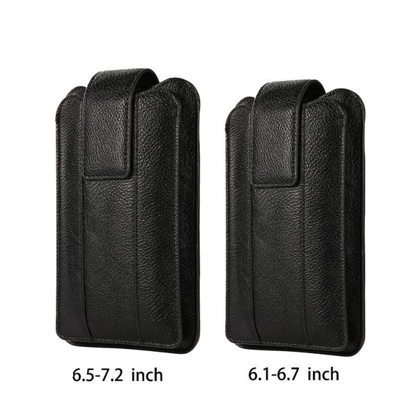 

cell phone pouches double layer leather case pouch bag for huawei p smart z plus 2021 y5p y6p y7p y8p y7a y9a nova 5t 3 3i 6 se 7 pro