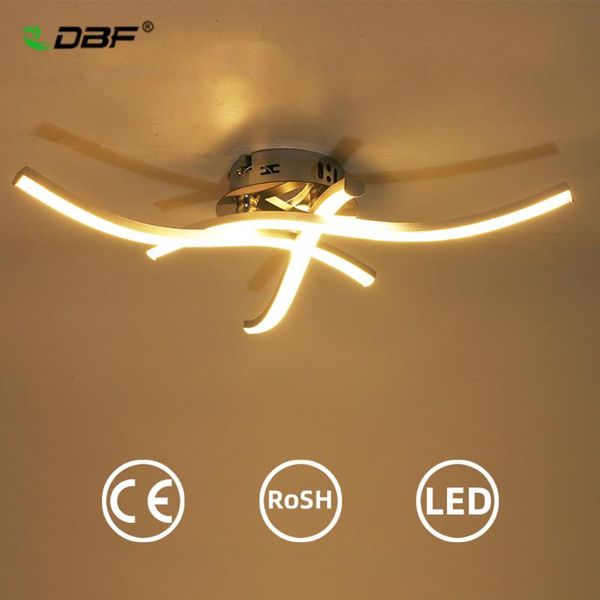 

ceiling lights [dbf]modern led light 18w/24w forked shaped round/square warm/cold white corridors living room decor