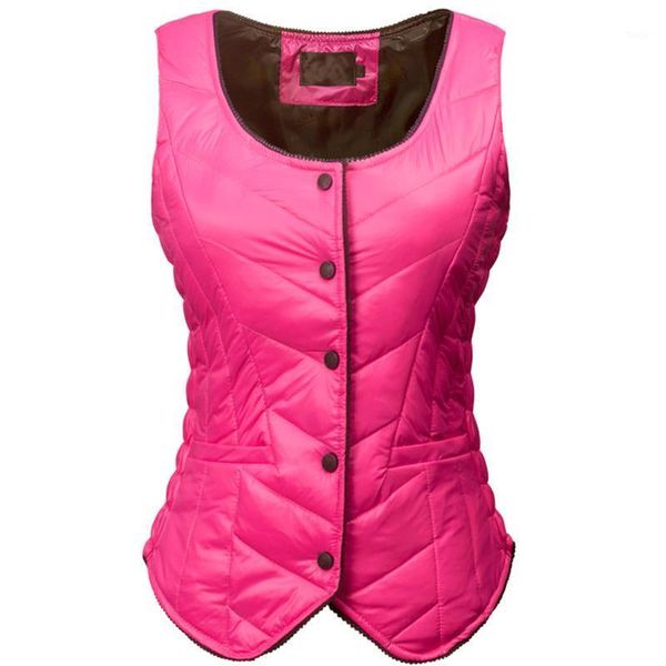 

women's down & parkas autumn winter women vest jacket ultra light white duck vests coats female waistcoat sleevelss outwear ab634, Black