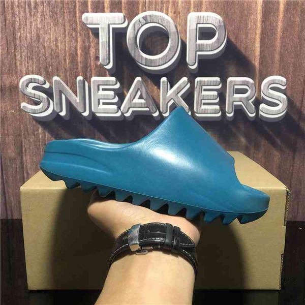 

slides graffiti bone resin desert sandy rubber slippers summer brown flat men women beach foam runner size i3au csjf, Black