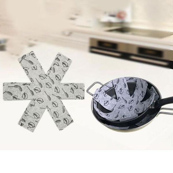 

mats & pads three size pot pad non-stick bottom protection 3pcs table pots and pans separator placemat anti-scald