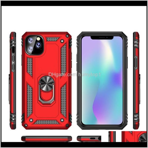 

for iphone 11 pro max 6.5 2019 rotating ring bracket magnet car mobile phone shell stand back phone case b a7rcy jt14k