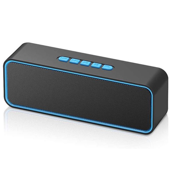 Tragbare Lautsprecher Bluetooth-Lautsprecher, kabelloser TWS 5.0-Lautsprecher mit 3D-Stereo-HiFi-Bass, eingebauter 1500-mAh-Akku