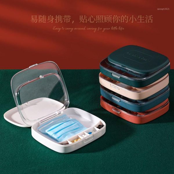 

storage bottles & jars mini masks case portable bag organizer transparent double