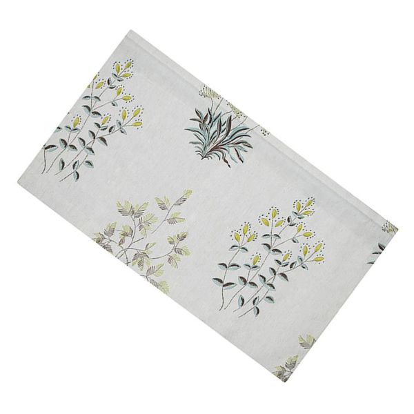 

shower curtains 1pc home shading curtain decorative plant printing (beige)