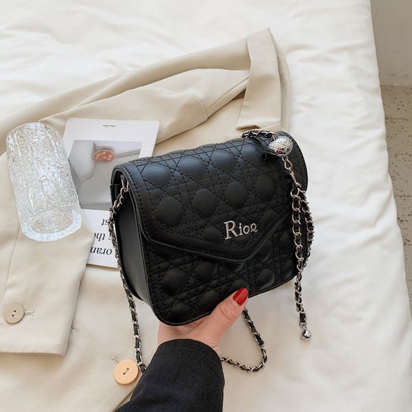 

design handbag net red small bag female 2021 new chaolingge chain commuter bag chaoda foreign style one shoulder messenger square