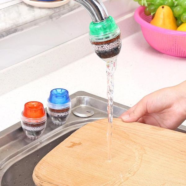 

kitchen faucets household tap water purifier activated carbon remove rust faucet filter