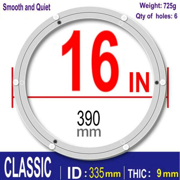 

furniture accessories classic 390mm 15.5 inch/390 mm lazy susan swivel plate aluminum round turntable bearings hardware