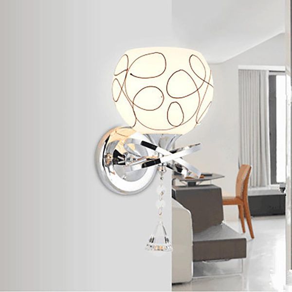 

wall lamps e27 led sconce modern (not included) metal luminaire lamp glass