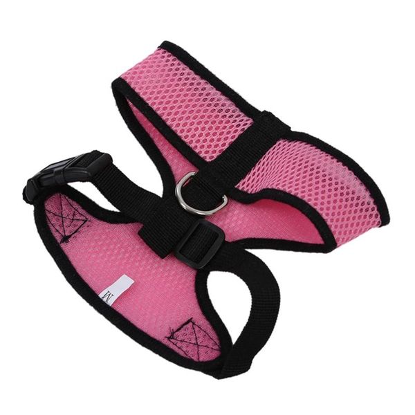 

dog carrier pink portable pet harness leash - size m