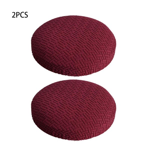 

chair covers 2pcs washable round stool cover home living room bar removable universal durable protective office soft high stretch party