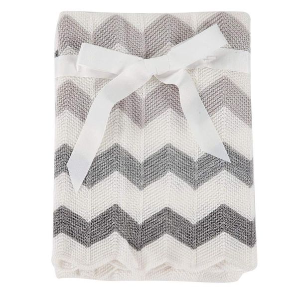 

blankets & swaddling baby knitted blanket soft toddler nursery crib receiving swaddle stroller cover for girls boys
