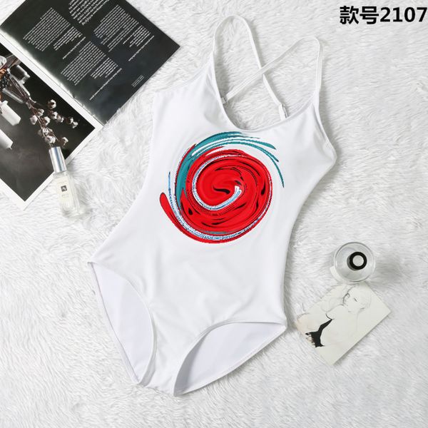 

2121 new fashion strawberry print swimsuit for women0, White;black