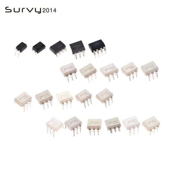 

integrated circuits 10pcs moc3061 dip6 dip smd optical isolators - triacs