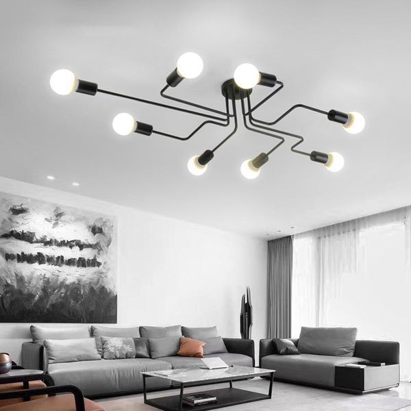 

pendant lamps vintage led lights industrial hanging lamp retro for living room bedroom dining shop kitchen 4 6 8 head e27