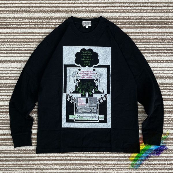 

2021 new 20aw c.e md long sleeve t shirt men women 1:1 hip-hop vintage tees loose cavempt t-shirt xye6, White;black