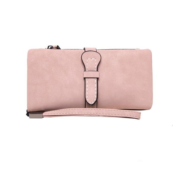 

wallets leather women long wallet vintage card holder ladies purse casual money bag carteira feminina, Red;black
