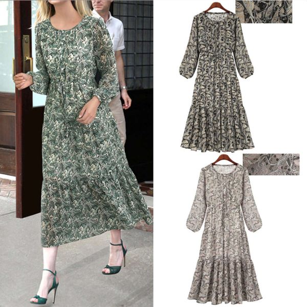 

autumn large round neck long sleeve printed waist bottomed, White;black