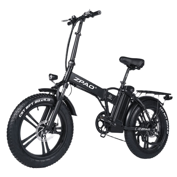 

zpao electric bike electric mountain bike 500/750w 48v bike max 40km/h electric bicycle beach e-bike foldable ebike, Silver;blue