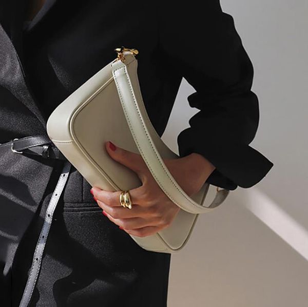 

niche design baguette underarm bag shoulder crossbody all-match retro chain women's bags