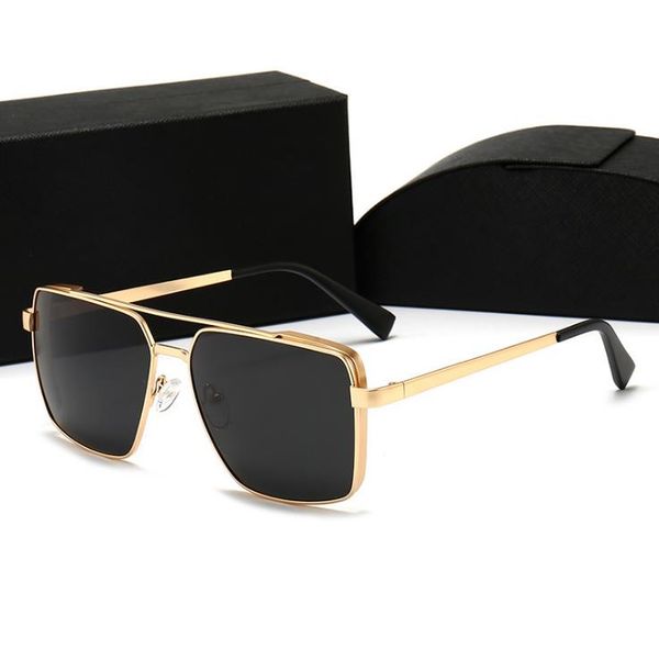 

2021 classic men square polarized sunglasses brand design men metal driving sun glasses uv400 sunglass shades eyewear oculos de sol, White;black
