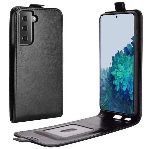 

for samsung galaxy s21 5g r64 texture single vertical flip leather protective case with card slots p frame