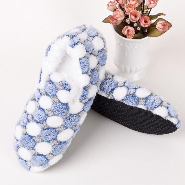 

shoe parts & accessories super soft warm cozy fuzzy slippers non-slip lined socks for women floor j9, White;pink