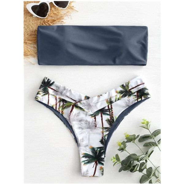 

2019 new pants conservative sports high waist women's swimsuit bikini, White;black