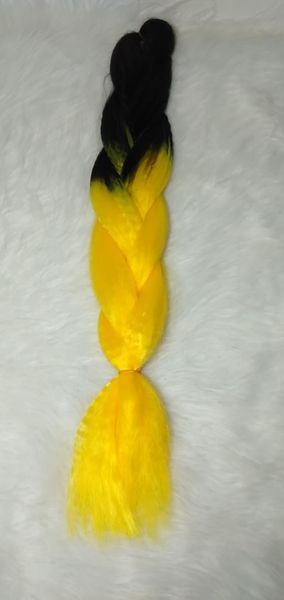 

human ponytails synthetic african braids different color available 100g, Black