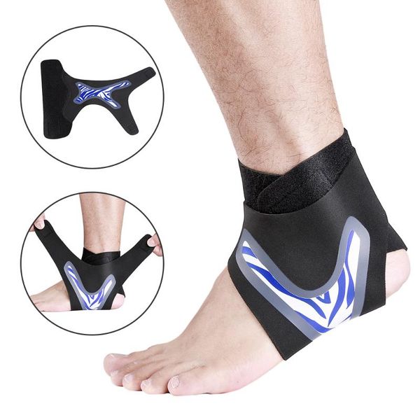 

ankle support high elastic sport protect sports safety running basketball brace tobillera deportiva, Blue;black