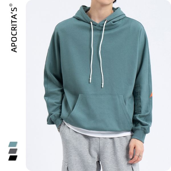 

sweater 2021 autumn winter men's long sleeve hooded pullover sports casual fashion top, Black