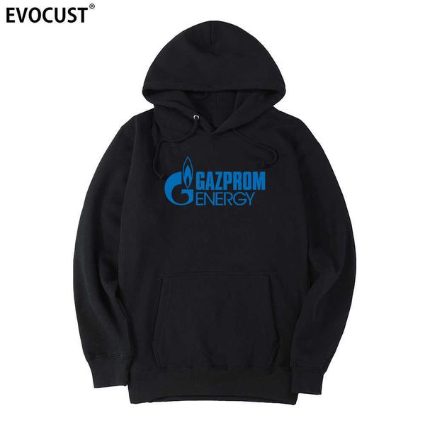 

gazprom combed cotton hoodie for men and women, unisex, energy giant, seven sisters, russia, Black