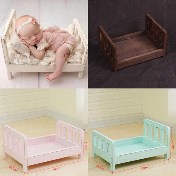 

baby cribs born wooden portable full-moon children's beds accessories pography props furniture po posing infant cradles
