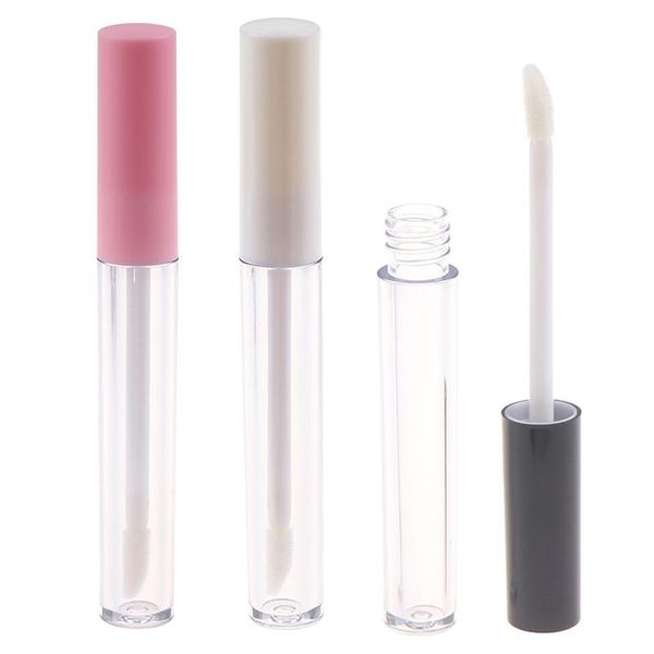 

storage bottles & jars 5pcs/10pcs/lot 10ml lipgloss tube labial circular tubes empty lip gloss plastic body glaze bottle
