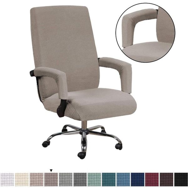 

chair covers m/l sizes modern spandex computer cover 100% polyester elastic fabric office easy washable removeable